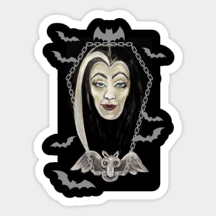 Lily of the Night Halloween Sticker